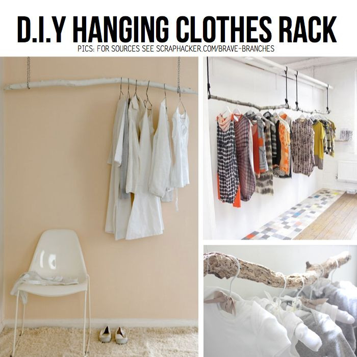 Best ideas about DIY Hanging Clothes Rack
. Save or Pin 17 Best ideas about Hanging Clothes Racks on Pinterest Now.