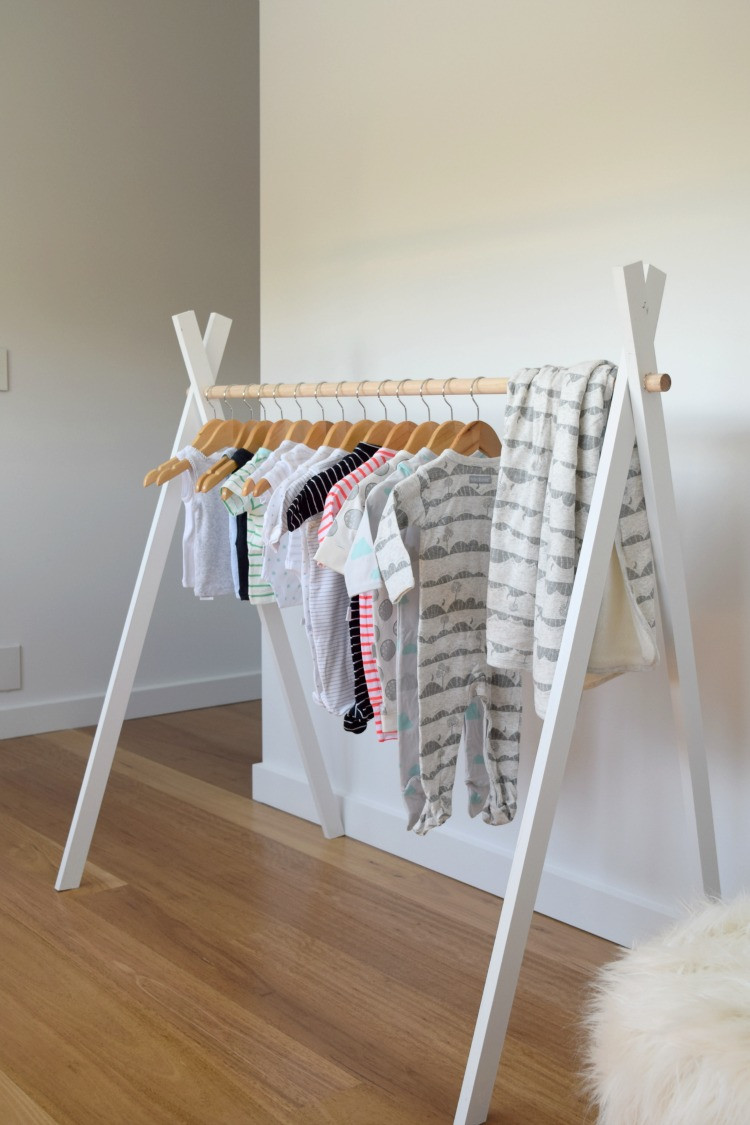 Best ideas about DIY Hanging Clothes Rack
. Save or Pin DIY Kids Teepee Clothing Rack Now.