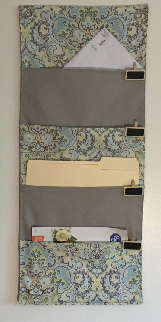 Best ideas about DIY Hanging Mail Organizer
. Save or Pin 4 Pocket hanging file folder organizer wall organizer mail Now.