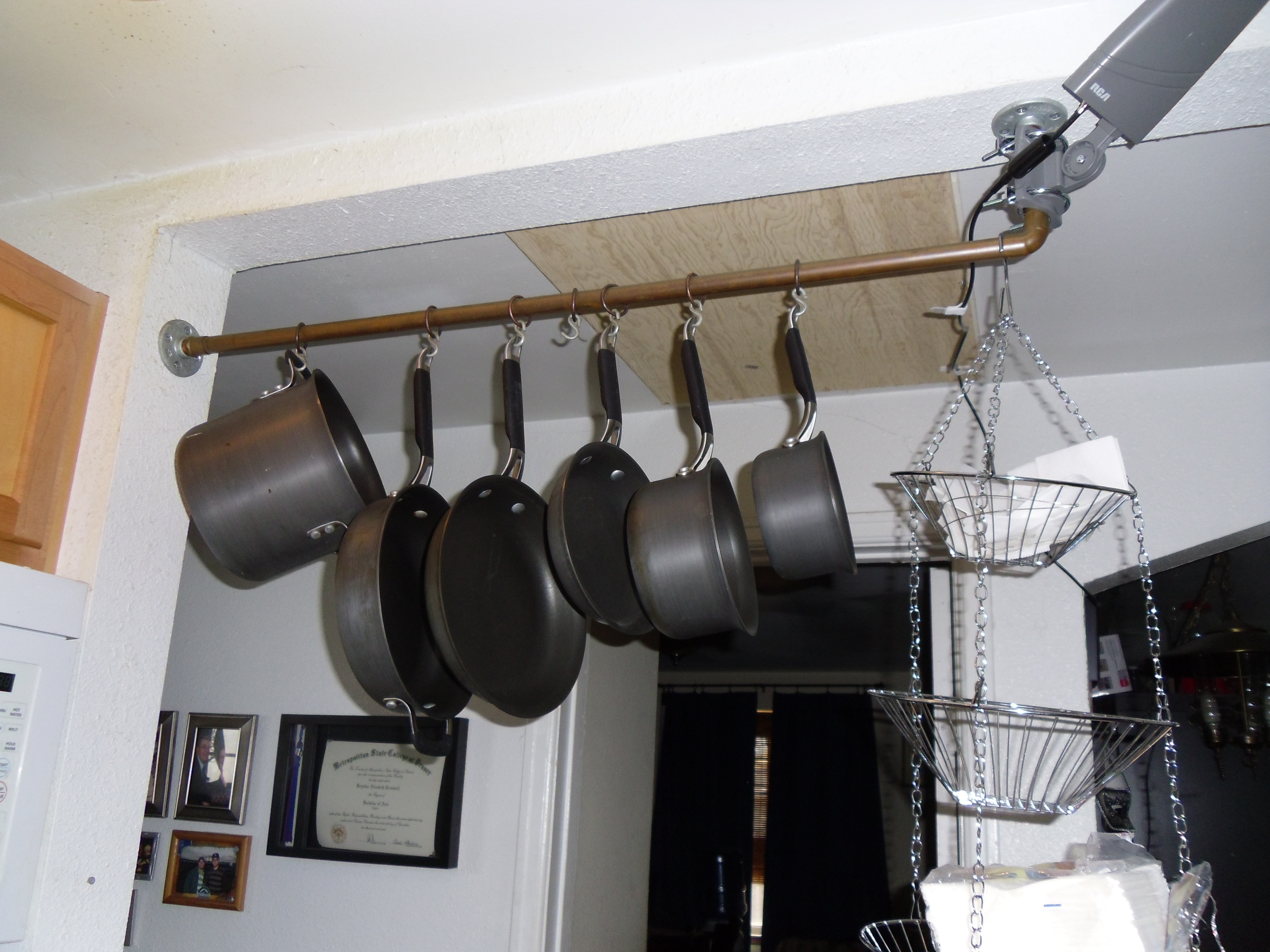 Best ideas about DIY Hanging Pot Rack
. Save or Pin DIY Pot Rack Now.