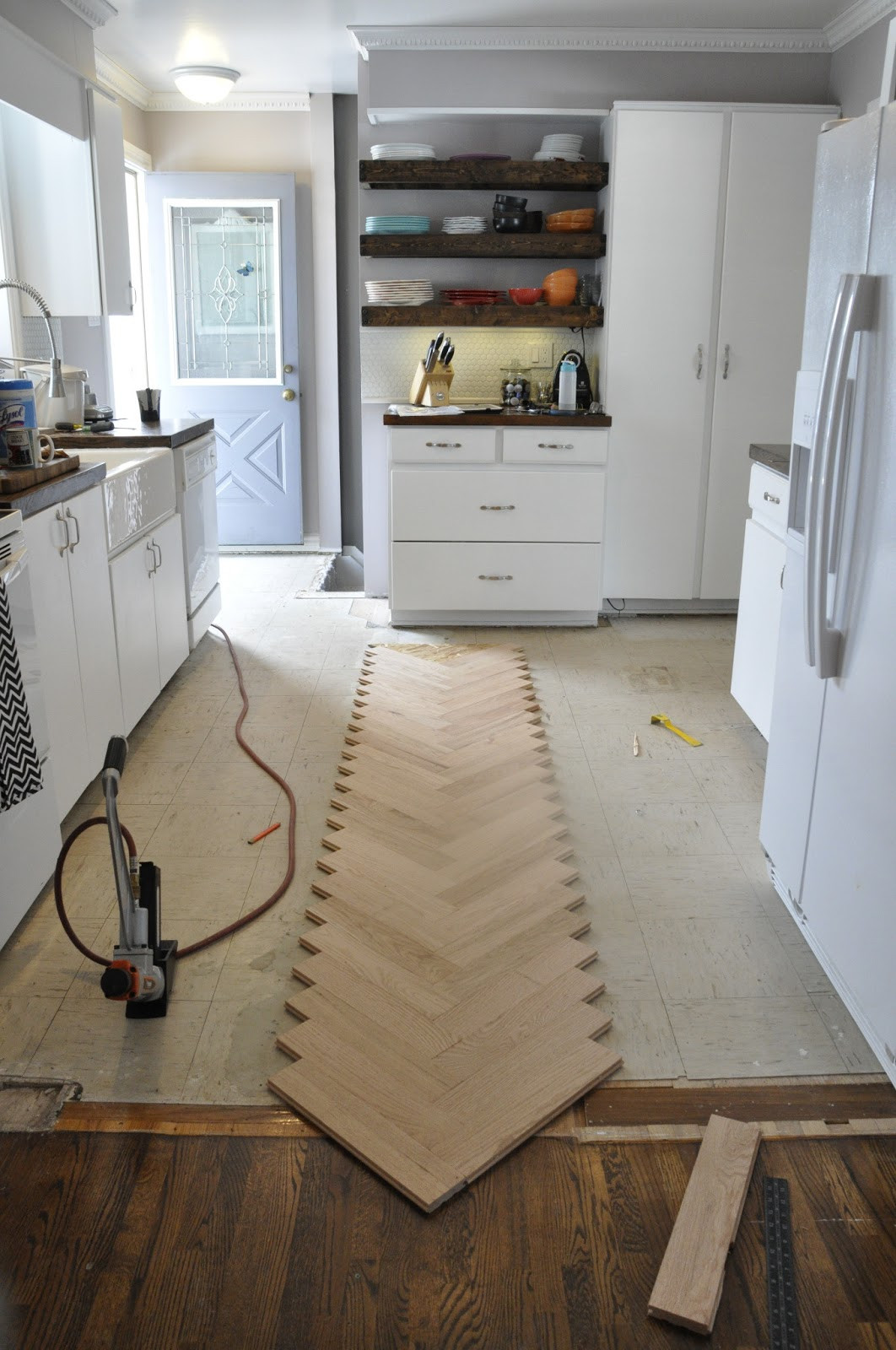 Best ideas about DIY Hardwood Flooring
. Save or Pin artisan des arts DIY Herringbone hardwood floors series Now.