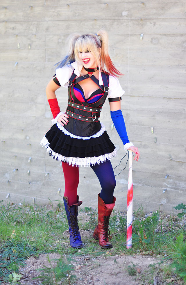 Best ideas about DIY Harley Quinn Costume For Kids
. Save or Pin DIY Harley Quinn Costume – Arkham Knight Corset Now.