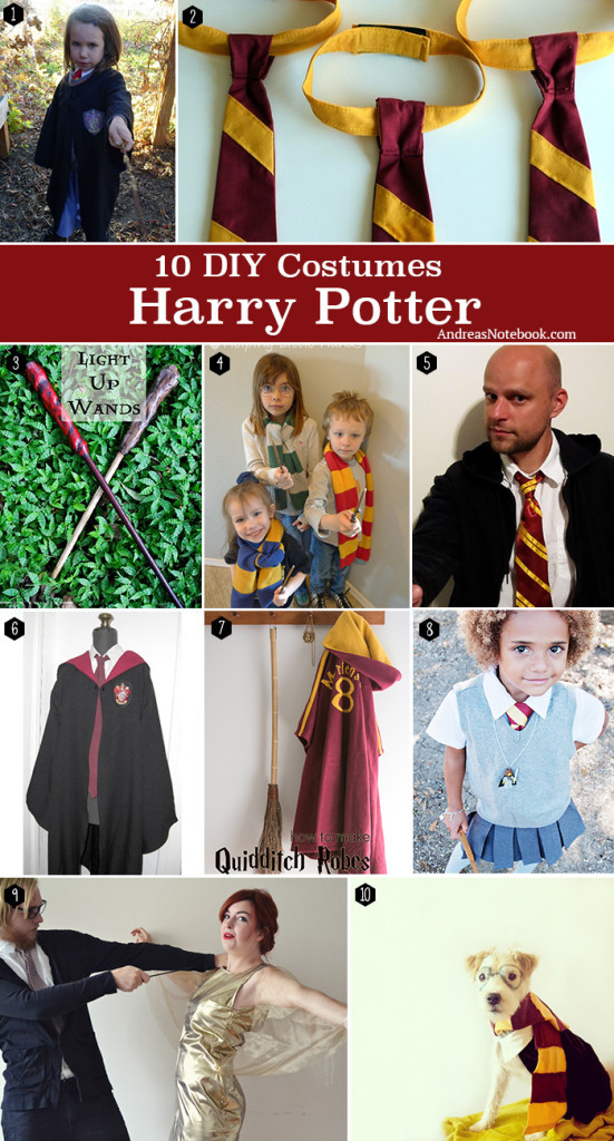 Best ideas about DIY Harry Potter Costume
. Save or Pin Harry Potter Costume Tutorials Andrea s Notebook Now.