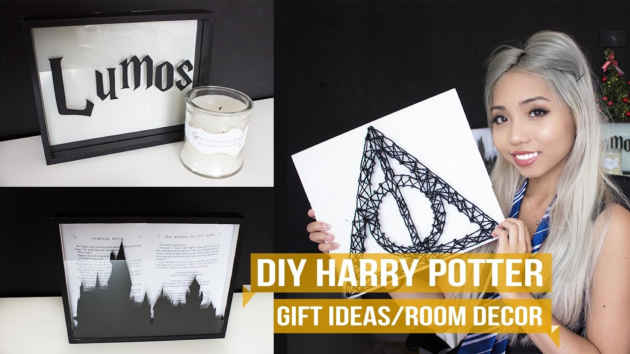 Best ideas about DIY Harry Potter Gifts
. Save or Pin Geeky DIY 3 HARRY POTTER GIFT IDEAS ROOM DECOR Now.