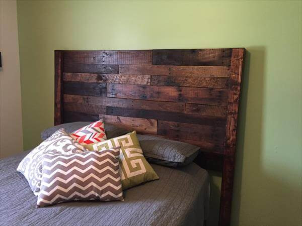 Best ideas about DIY Headboard For Queen Bed
. Save or Pin Pallet Queen Size Bed Headboard Now.