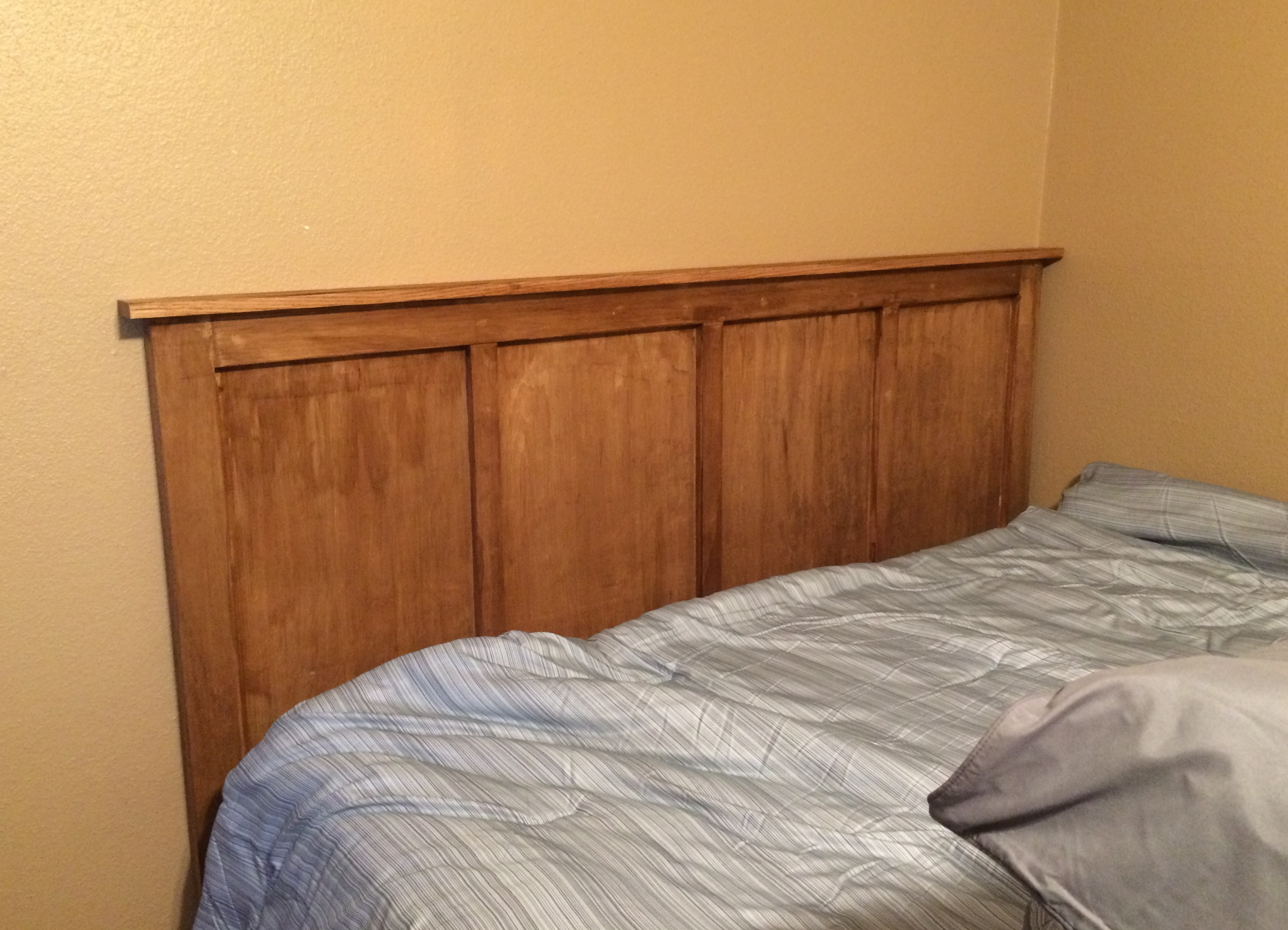 Best ideas about DIY Headboards For Queen Beds
. Save or Pin DIY Simple Queen Headboard Wilker Do s Now.