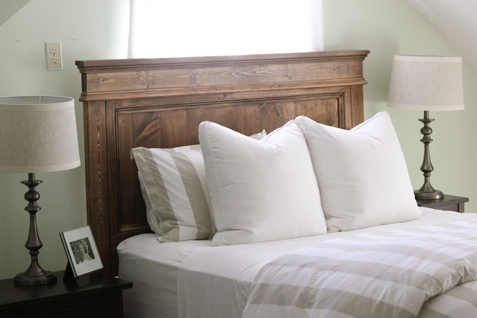 Best ideas about DIY Headboards Wood
. Save or Pin Jenny Steffens Hobick We built a bed DIY Wooden Headboard Now.