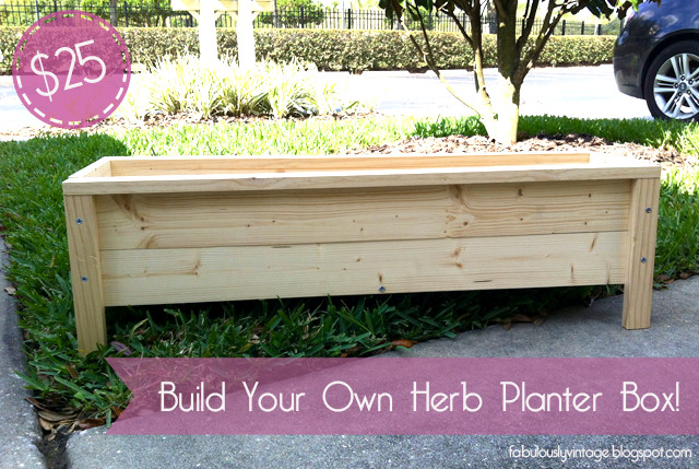 Best ideas about DIY Herb Garden Box
. Save or Pin Fabulously Vintage Pinterest Challenge DIY Herb Now.