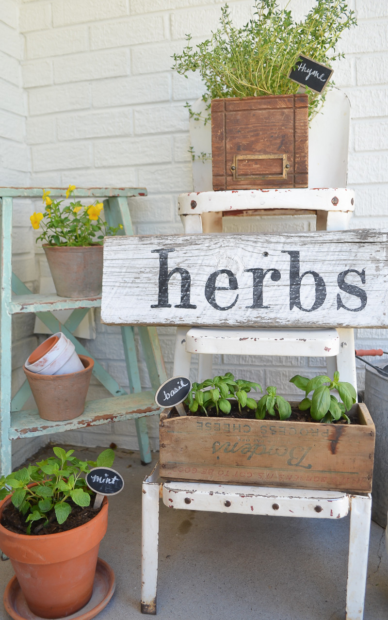 Best ideas about DIY Herb Garden Box
. Save or Pin DIY Herb Garden with Vintage Boxes Now.