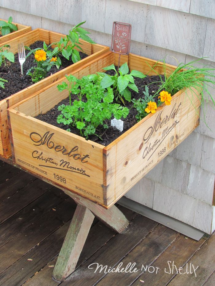Best ideas about DIY Herb Garden Box
. Save or Pin DIY herb garden using wine boxes Now.