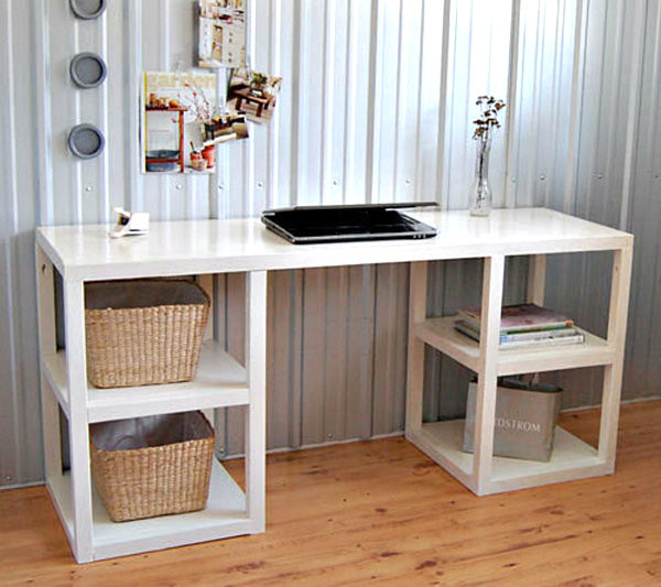 Best ideas about DIY Home Office Desk
. Save or Pin 20 DIY Desks That Really Work For Your Home fice Now.
