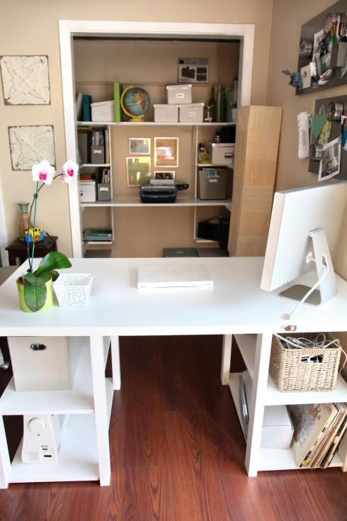 Best ideas about DIY Home Office Desk
. Save or Pin DIY Home fice Desk From An Old Door Shelterness Now.