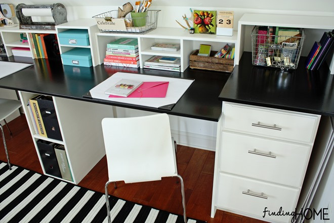Best ideas about DIY Home Office Desk
. Save or Pin Easy DIY Built In Desk Tutorial Finding Home Farms Now.