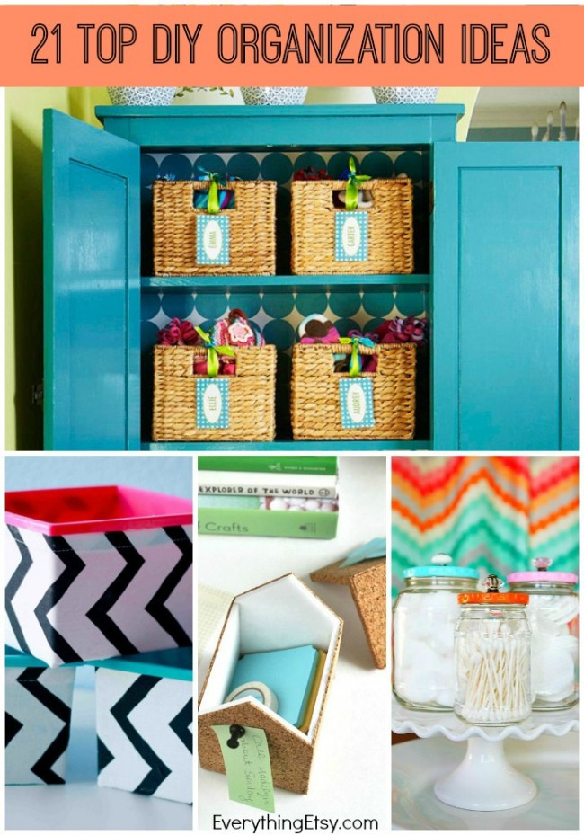 Best ideas about DIY Home Organizing
. Save or Pin 21 Top DIY Home Organization Ideas EverythingEtsy Now.