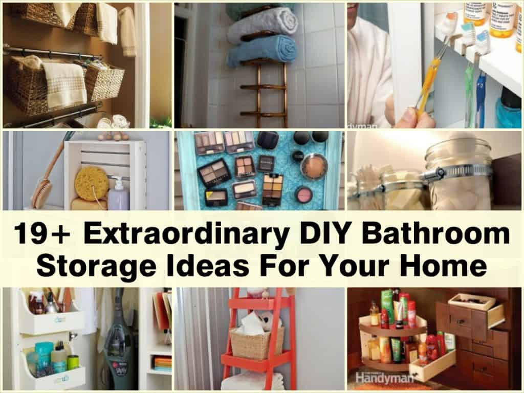 Best ideas about DIY Home Storage
. Save or Pin 19 Extraordinary DIY Bathroom Storage Ideas For Your Home Now.