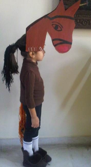 Best ideas about DIY Horse Costume
. Save or Pin Head gear for a diy horse Costume ideas for kids for wild Now.
