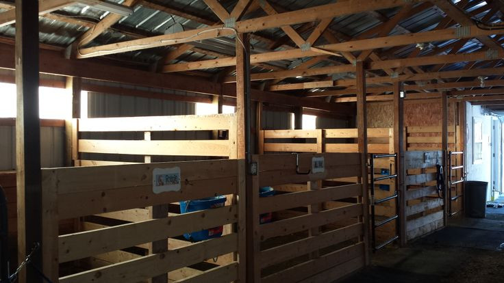 Best ideas about DIY Horse Stall Plans
. Save or Pin Homemade box stalls with just 2x8 s and 4x4 s Now.