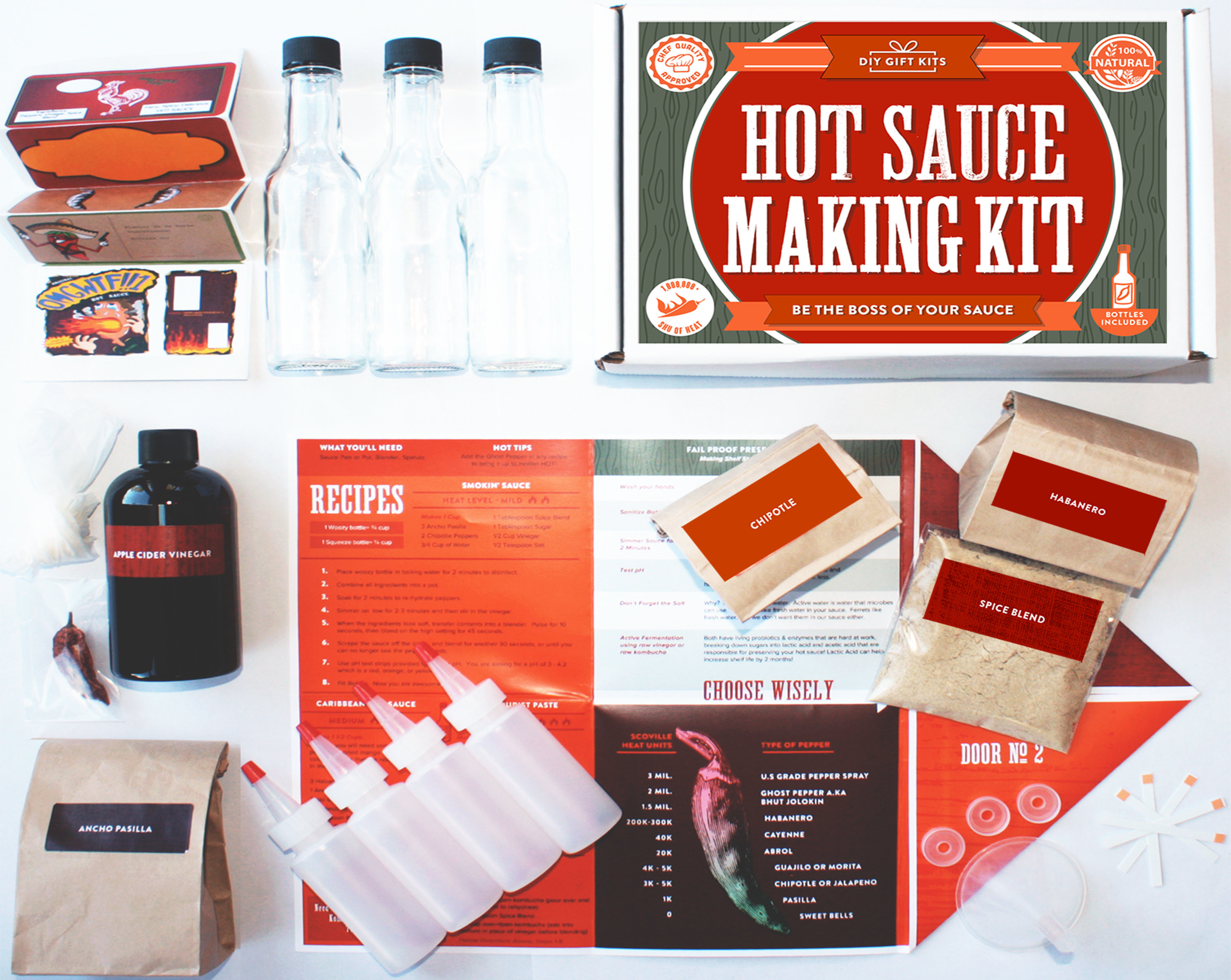 Best ideas about DIY Hot Sauce Kit
. Save or Pin Make Your Own Hot Sauce Kit Makes 7 Bottles of DIY Hot Now.