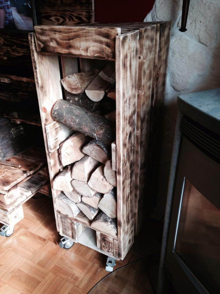 Best ideas about DIY Indoor Firewood Rack
. Save or Pin DIY Pallet Firewood Rack Holder Now.