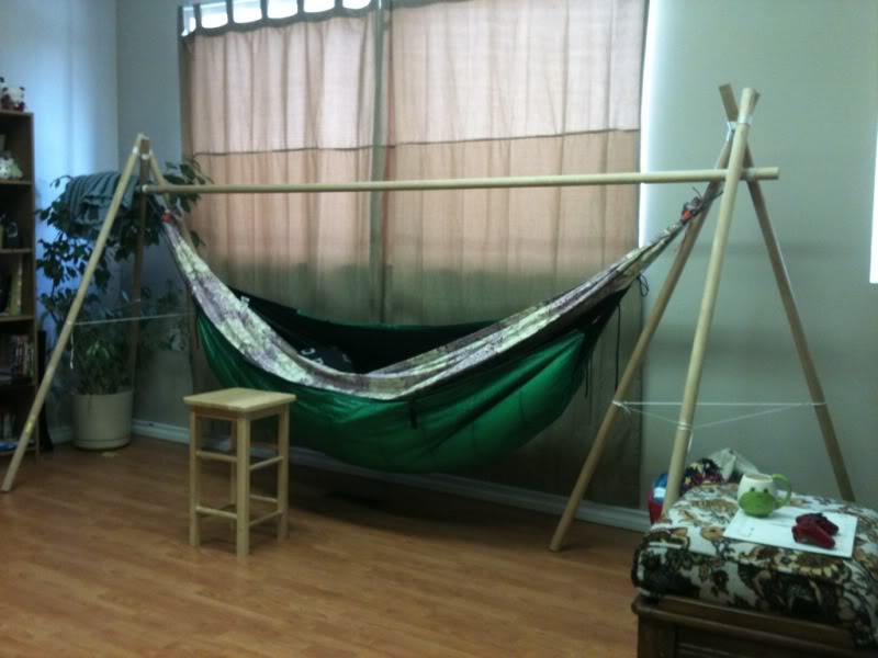 Best ideas about DIY Indoor Hammock Stand
. Save or Pin Appealing DIY Hammock Chair Stand Indoor with Wood Floor Now.