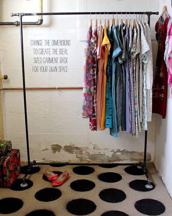 Best ideas about DIY Industrial Clothing Rack
. Save or Pin Chic DIY Clothes Rack Ideas Now.