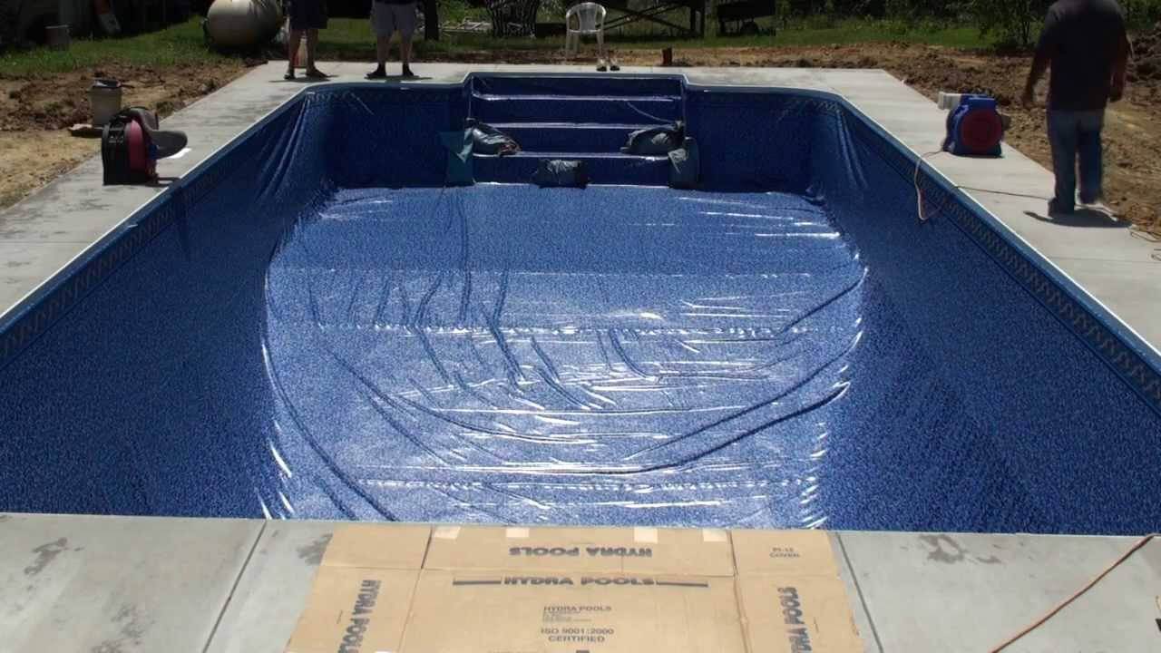 Best ideas about Diy Inground Pool Kit
. Save or Pin How To Install A Vinyl Swimming Pool Liner A Pool Kit Now.