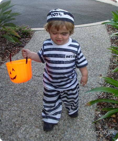 Best ideas about DIY Inmate Costume
. Save or Pin AmericKim s Home DIY Prison Convict Halloween Costume Now.