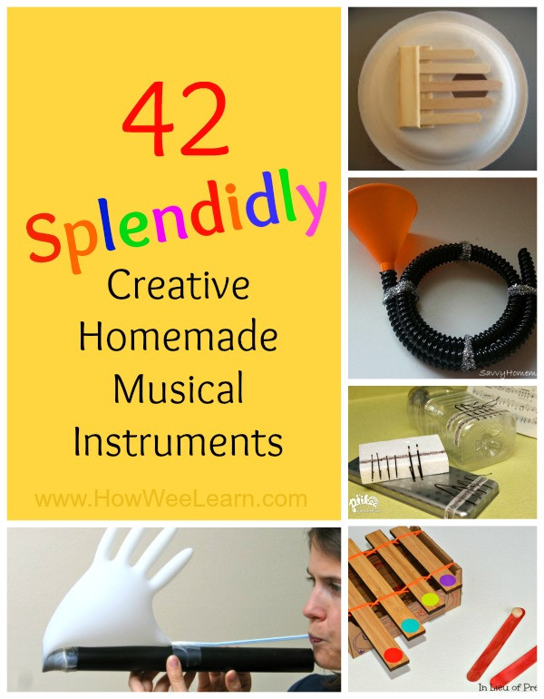 Best ideas about DIY Instruments For Kids
. Save or Pin 42 Splendidly Creative Homemade Musical Instruments How Now.