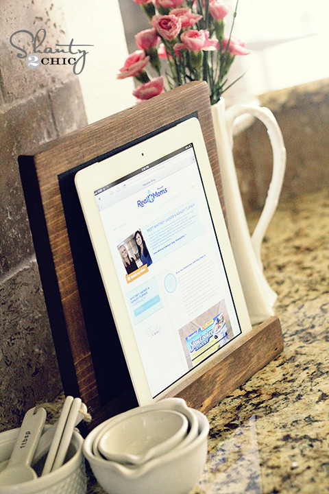 Best ideas about DIY Ipad Stand
. Save or Pin iPad Display DIY Shanty 2 Chic Now.