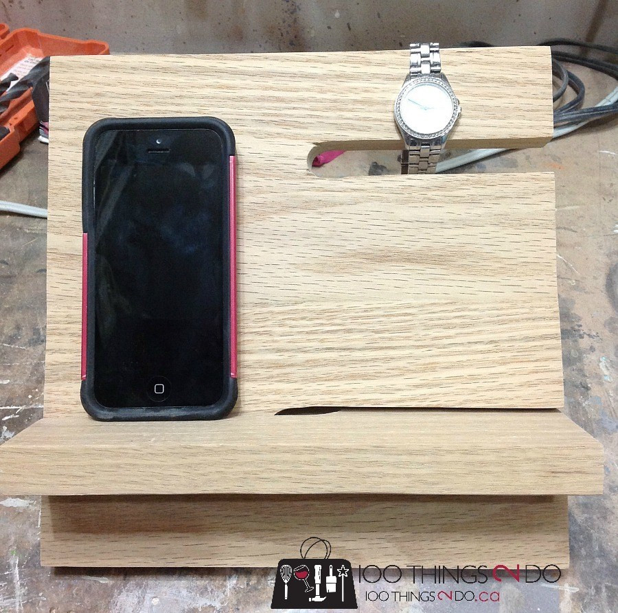 Best ideas about DIY Iphone Stands
. Save or Pin DIY Wood iPhone Stand Nightstand Valet Now.