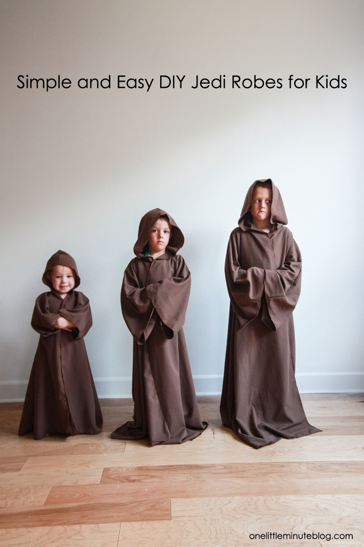 Best ideas about DIY Jedi Costume
. Save or Pin DIY Jedi Robe for Kids e Little Minute Blog Now.