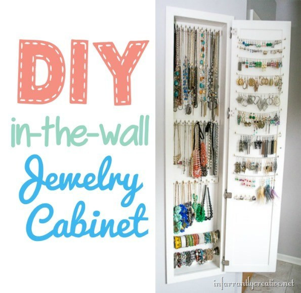 Best ideas about DIY Jewelry Cabinet
. Save or Pin Inset Jewelry Cabinet Cutting the Wall and Building the Now.