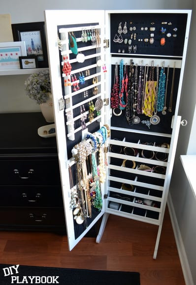 Best ideas about DIY Jewelry Cabinet
. Save or Pin Jewelry Cabinet Organization From Tangled to Tidy Now.