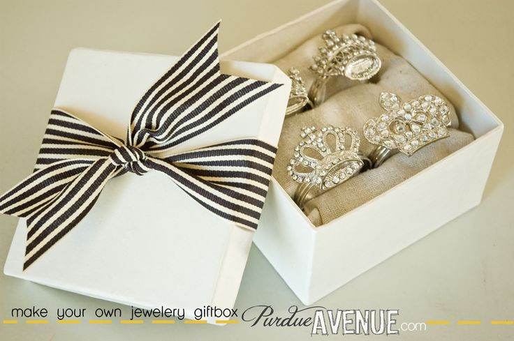 Best ideas about DIY Jewelry Gift Box
. Save or Pin 17 Best ideas about Jewelry Gift Boxes on Pinterest Now.