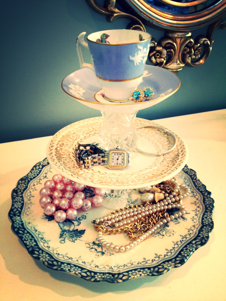 Best ideas about DIY Jewelry Stand
. Save or Pin joie de vivre DIY Jewelry stand holder from vintage china Now.