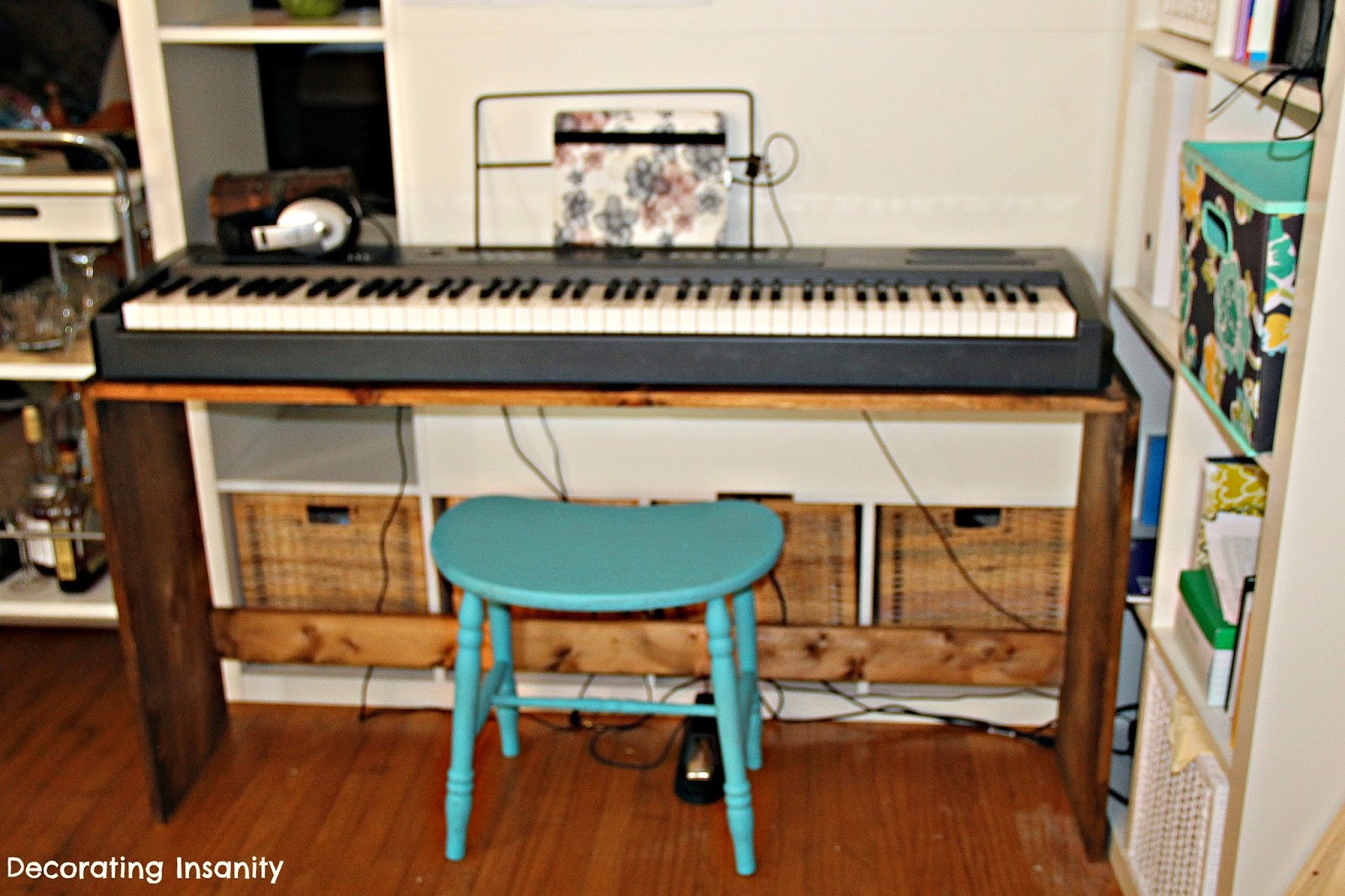 Best ideas about DIY Keyboard Stand
. Save or Pin Simply Thrifting DIY Piano Stand Now.