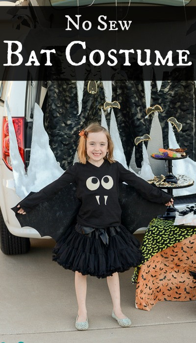 Best ideas about DIY Kids Bat Costume
. Save or Pin Easy No Sew Bat Costume Now.