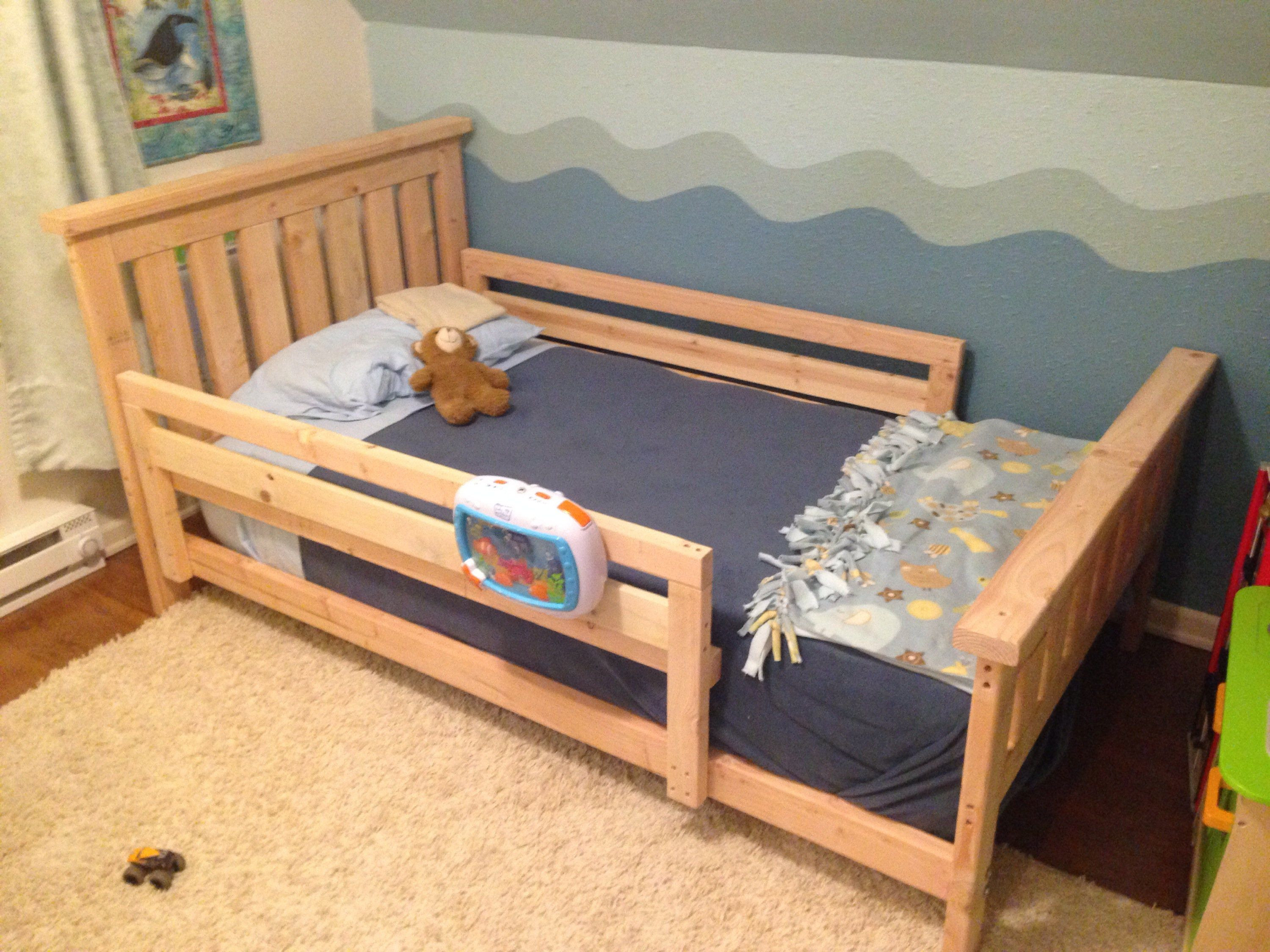 Best ideas about DIY Kids Bed Frame
. Save or Pin DIY 2x4 Bed Frame bebos shared room Now.