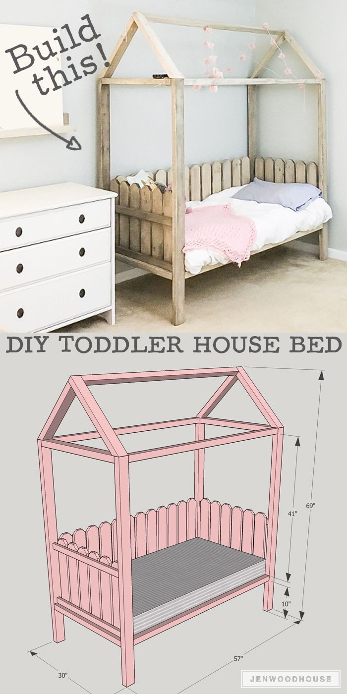 Best ideas about DIY Kids Bed Frame
. Save or Pin DIY Toddler House Bed Crazy for DIY Now.