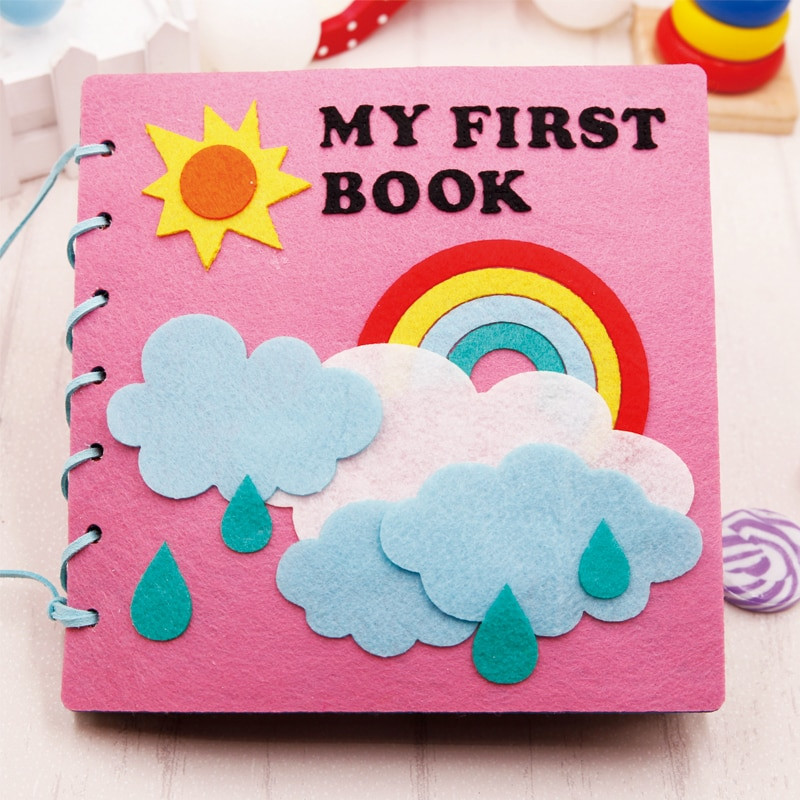 Best ideas about DIY Kids Book
. Save or Pin Montessori Early Education Baby Felt Book Kindergarten Now.