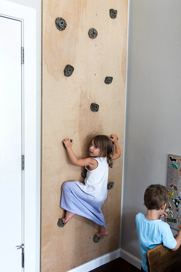 Best ideas about DIY Kids Climbing Wall
. Save or Pin DIY Rock Climbing Wall Playroom Idea Now.