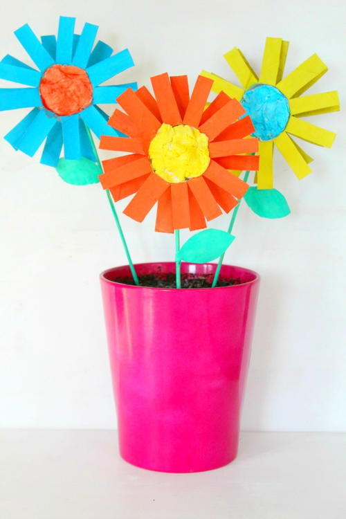 Best ideas about DIY Kids Crafts
. Save or Pin Easy Paper Flowers Kid Craft Now.