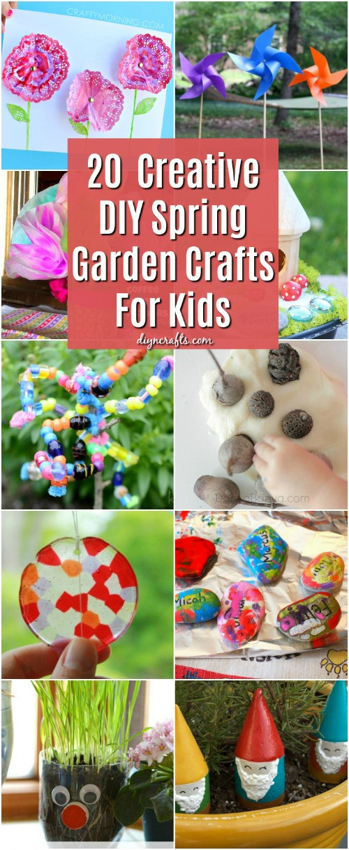 Best ideas about DIY Kids Crafts
. Save or Pin 20 Fun And Creative DIY Spring Garden Crafts For Kids Now.