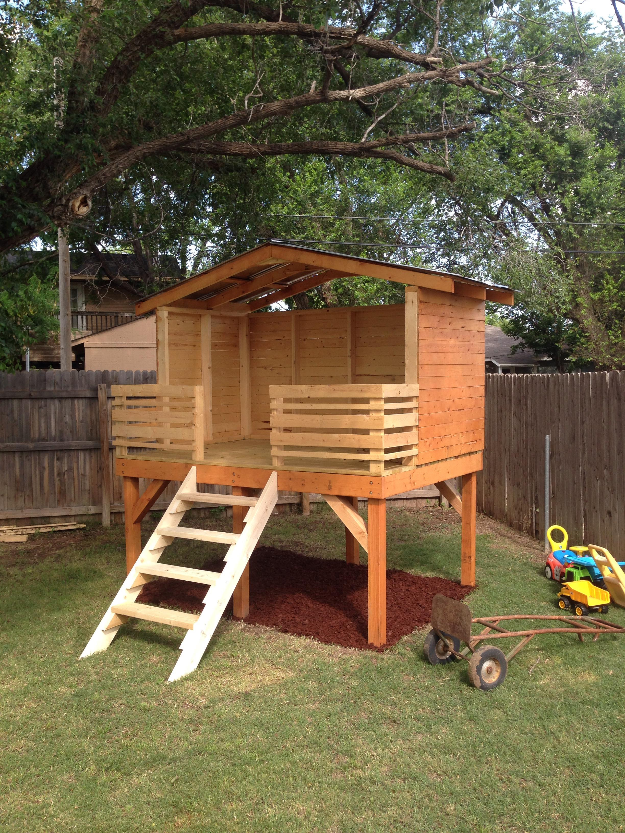 Best ideas about DIY Kids Fort
. Save or Pin Dad Chronicles His DIY Backyard Fort Project Now.