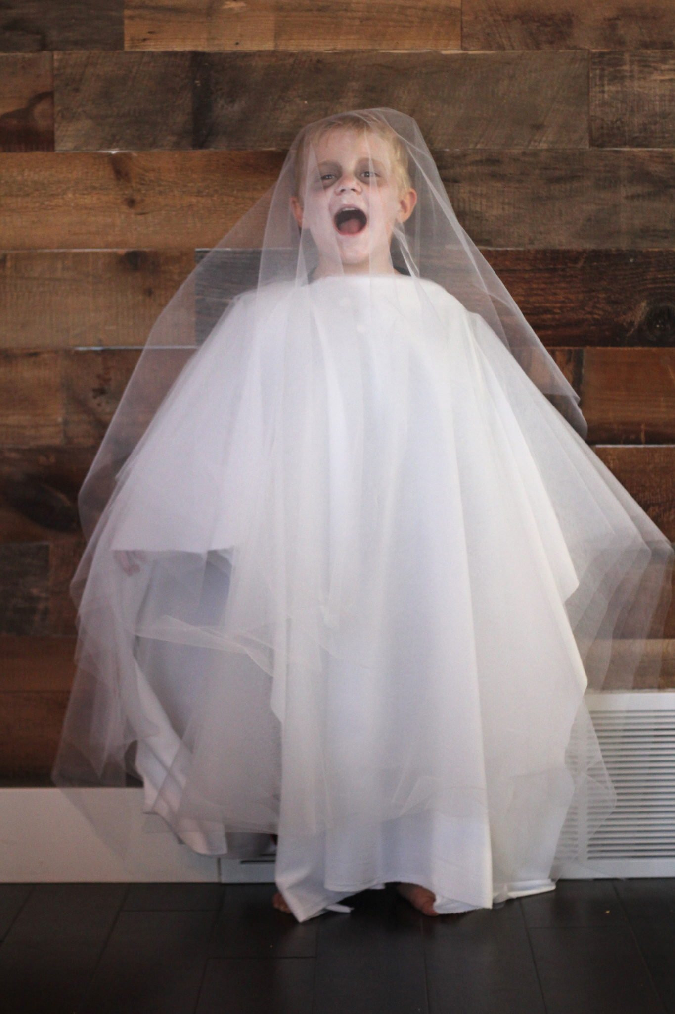 Best ideas about DIY Kids Ghost Costume
. Save or Pin Easy Ghost Costume Halloween Lou Lou Girls Now.