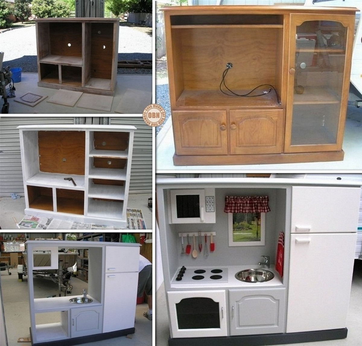 Best ideas about DIY Kids Kitchen
. Save or Pin Wonderful DIY Kids Play Kitchen from Old Nightstand Now.