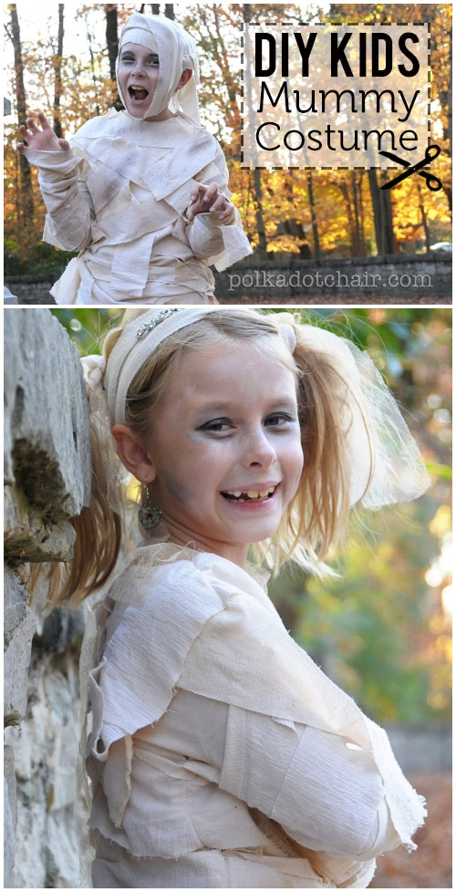 Best ideas about DIY Kids Mummy Costume
. Save or Pin How to make a Mummy Costume for kids Now.