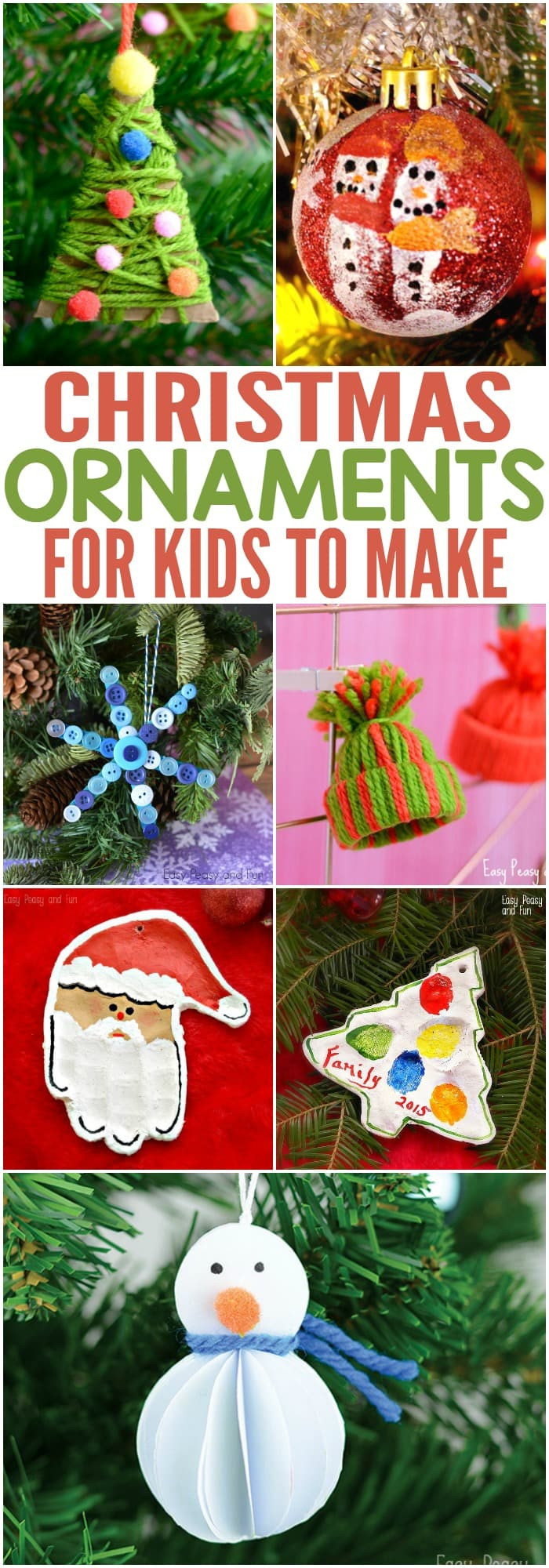 Best ideas about DIY Kids Ornaments
. Save or Pin Jolly DIY Christmas Ornaments Ideas Homemade Memories Now.