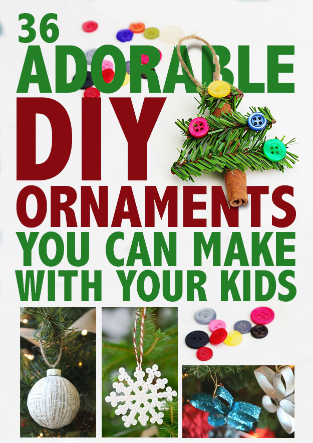 Best ideas about DIY Kids Ornaments
. Save or Pin 36 Adorable DIY Ornaments You Can Make With The Kids Now.