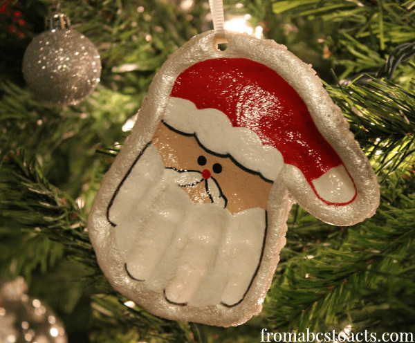 Best ideas about DIY Kids Ornaments
. Save or Pin Hand Print Santa Keepsake Ornament Now.